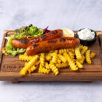 Sausage with cheese